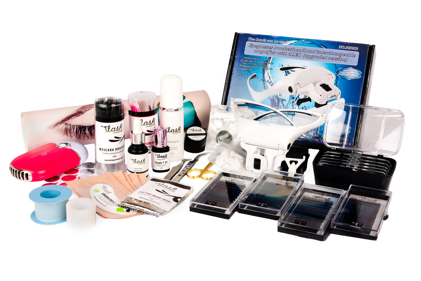 Deluxe početni set za nadogradnju trepavica volumenskom metodom